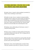 AP WORLD HISTORY UPDATED TEST GUIDE 2026 PROVEN SOLUTIONS DELIVERED