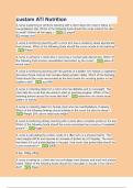 custom ATI Nutrition 2024 Questions with verified correct answers