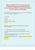 2026 International Fuel Gas Code Exam Review  Containing 250 Recently Tested Questions and  Correct Answers &sol; 2018 IFGC Exam Latest Update for  the IFGC 2026 Exam Preparation