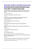 PSI CA Life&comma; Accident & Health License Exam 2025 &ndash; Complete Study Guide
