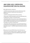 ARMY OPSEC LEVEL 1 CERTIFICATION EVALUATION SCRIPT 2026 FULL SOLUTION