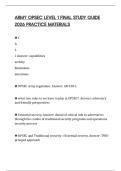 ARMY OPSEC LEVEL 1 FINAL STUDY GUIDE 2026 PRACTICE MATERIALS