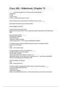 COUC 502 Elderhood Chapter 13 Questions and Answers Comprehensive Study Guide Exam Review PDF Download 2025&sol; 2026 with Solution