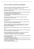 PHIL 347 EXAM 2 QUESTIONS & ANSWERS