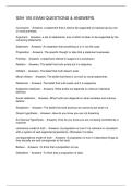 SSH 105 EXAM QUESTIONS & ANSWERS