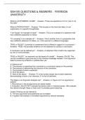 SSH105 QUESTIONS & ANSWERS - RYERSON UNIVERSITY