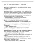 SSH 105 TEST -2 QUESTIONS & ANSWERS