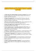 LOUISIANA BUSINESS AND LAW NEWLY RELEASED QUESTIONS AND ACCURATE ANSWERS FOR THE MOST RECENT EXAM VERSION TO SUPPORT A GUARANTEED PASS OUTCOME