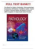 Test Bank For Rubin's Pathology- Clinicopathologic Foundations Of Medicine 7th Edition Author&colon; David S&period; Strayer&comma; Emanuel Rubin All Chapters Covered 100&percnt; Complete A&plus; Study Guide Latest Version