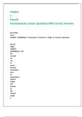 Chapter 1 - Payroll Fundamentals 2 Exam Questions With Correct Answers&period;