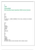 G 2300 Intermediate EOC Functions Exam Questions With Correct Answers