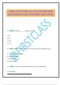ABYC ELECTRICAL 2 EXAM 2025&sol;2026 QUESTIONS AND ANSWERS 100&percnt; PASS