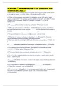 DC BOILER 1 ST COMPREHENSIVE EXAM QUESTIONS AND ANSWERS GRADED A&plus;