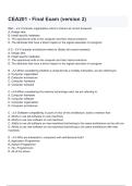 CEA201 - Final Exam &lpar;version questions and answers