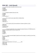 CEA 201 - Unit 5&lpar;muti&rpar; questions and answers