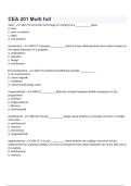 CEA 201 Multi full - Google questions and answers