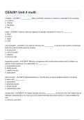 CEA201 Unit 4 multi questions and answers