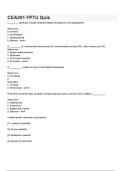 CEA201 FPTU Questions and answers