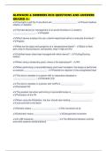 GLOWACKI & SOMMERS RCIS QUESTIONS AND ANSWERS GRADED A&plus;
