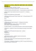 GEORGETTE ACTUAL UPDATED QUESTIONS AND ANSWERS GRADED A&plus;