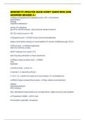 GEORGETTE UPDATED EXAM SCRIPT QUESTIONS AND ANSWERS GRADED A&plus;