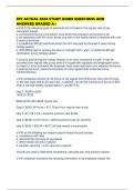 FPC ACTUAL 2026 STUDY GUIDE QUESTIONS AND ANSWERS GRADED A&plus;