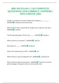 BIO 102 EXAM 1 &vert; 142 COMPLETE QUESTIONS AND CORRECT ANSWERS &vert; NEW UPDATE 2026