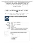2026 FNSACC601 Quiz 10 - Returns and Assessment 85&period;00 out of 100&period;00 with corrections &lpar;Prepare and administer tax documentation for legal entities&rpar; Monarch Institute