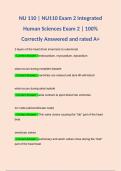 BUNDLE FOR NU110 &vert; NU 110 EXAM 2 &vert; INTEGRATED HUMAN SCIENCES EXAM 2&vert; QUESTIONS & ANSWERS &vert; 100 &percnt; VERIFIED &vert; GRADED A&plus; &vert;  GALEN &vert; 2026&sol;2027 GUIDE 