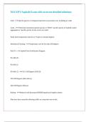 NECEPT Asphalt Exam with accurate detailed solutions