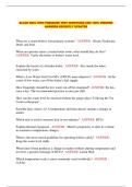  BLACK SEAL HIGH PRESSURE TEST QUESTIONS AND 100&percnt; VERIFIED ANSWERS RECENTLY UPDATED