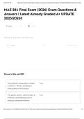 MAE 284 Final Exam &lpar;2026&rpar; Exam Questions & Answers &vert; Latest Already Graded A&plus; UPDATE 2025&vert;2026&excl;&excl;