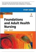 Foundations and Adult Health Nursing &ndash; Test Bank&comma; Cooper & Gosnell &lpar;7th Edition&rpar;&comma; Practice Questions with Answers