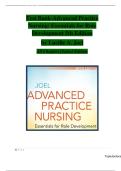Latest Test Bank For Advanced Practice Nursing&sol; Essentials for Role Development Fifth Edition by Lucille A&period; Joel&comma; All Chapters Covered