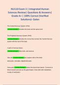 NU110 Exam 3 &vert; Integrated Human Sciences Review&vert; Questions & Answers&vert; Grade A&plus; &vert; 100&percnt; Correct &lpar;Verified Solutions&rpar;- Galen
