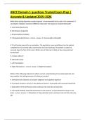 ANCC Domain 1 questions Trusted Exam Prep &vert; Accurate & Updated 2025&ndash;2026