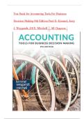 Test Bank for Accounting Tools For Business Decision Making 8th Edition Paul D&period; Kimmel&comma; Jerry J&period; Weygandt&comma; Jill E&period; Mitchell &vert;&vert; All Chapters &vert; Newest Version 2025 A&plus;
