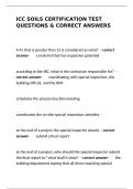 ICC Soils Certification Exam&colon; Questions & Answers for Special Inspectors