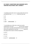 ICC Plumbing Exam 1&colon; 100&percnt; Correct Q&A on IPC Code & Regulations