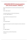 &lpar;2025&sol;2026&rpar; NCCCO Missed Questions & Correct Answers &ndash; Ultimate Crane Certification Study Guide