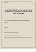 PN 4006 MIDTERM EXAM 2026-2027 COMPLETE 200 QUESTIONS AND VERIFIED SOLUTIONS LATEST UPDATE THIS YEAR