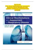 Clinical Test Bank&colon; Respiratory Disease Assessment & Manifestations &ndash; 8th Edition Des Jardins