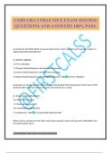CEBS GBA 2 PRACTICE EXAM 2025&sol;2026 QUESTIONS AND ANSWERS 100&percnt; PASS