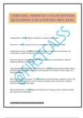 CEBS GBA - MODULE 1 EXAM 2025&sol;2026 QUESTIONS AND ANSWERS 100&percnt; PASS