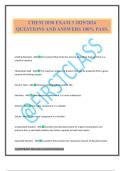 CHEM 1030 EXAM 3 2025&sol;2026 QUESTIONS AND ANSWERS 100&percnt; PASS&period;