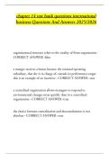 chapter 14 test bank questions international business Questions And Answers 2025&sol;2026