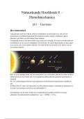 Uitgebreide Samenvatting Hoofdstuk 8 - Hemelmechanica - Overal Natuurkunde 5V