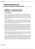 Instructor&rsquo;s Manual & Teaching Guide &ndash; Economic Development &lpar;13th Edition&rpar; Michael P&period; Todaro &vert; Full Chapter Support & Solutions