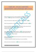 CRJS 491 - EXAM 2 2025&sol;2026 QUESTIONS AND ANSWERS 100&percnt; PASS&period;