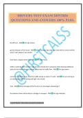 DRIVERS TEST EXAM 2025&sol;2026 QUESTIONS AND ANSWERS 100&percnt; PASS&period;